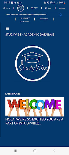 StudyVibz Screen 2