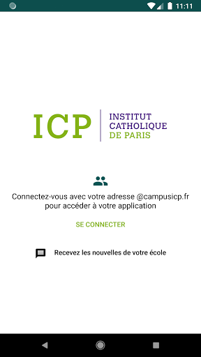Android application monICP screenshort