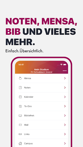 PH Gmünd Campus App ekran görüntüsü