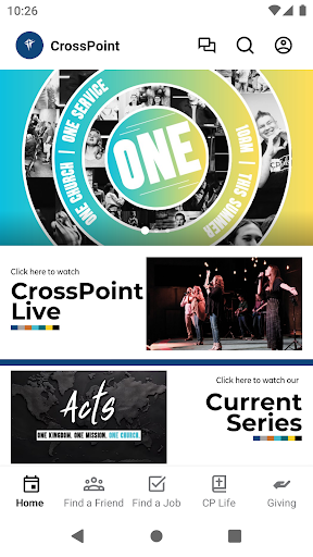 Android application CrossPoint Sand Springs screenshort