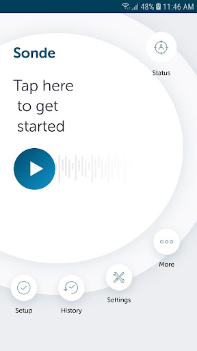 Android application Sonde One screenshort