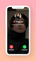 screenshot of Jungkook Call You - Fake Call