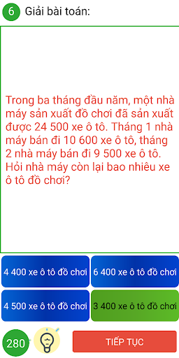 Toan lop 3 Screen 2