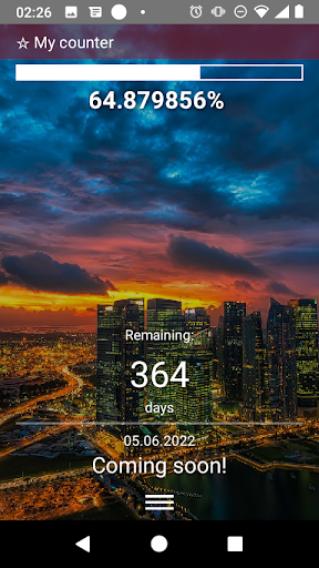 DMB Counter: countdown timer Screen 3