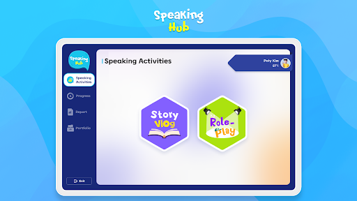 Speaking Hub Screen 3