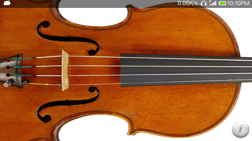 Android application Just Violin screenshort