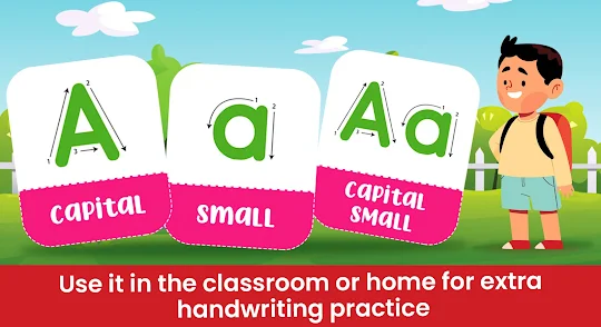 Toddlers ABC Cursive Writing