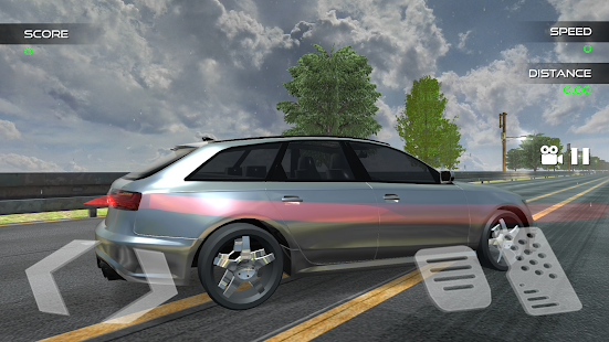 Audi Highway Car Traffic Racer Game 3 screenshots 6