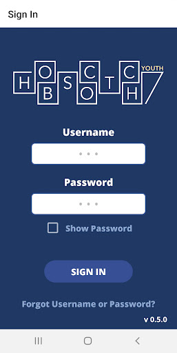 Android application HOBSCOTCH Youth screenshort