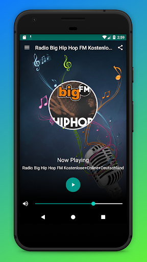 Android application Big FM Radio Hip Hop App DE screenshort
