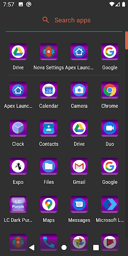 LC Dark Purple Theme Screen 2
