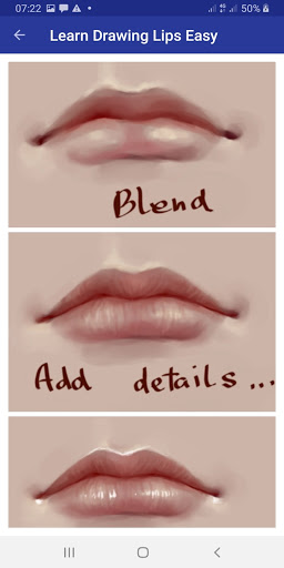 Learn Drawing Lips Easy Step Screen 3