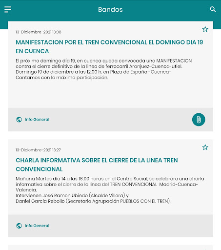 Villora Informa Screen 2