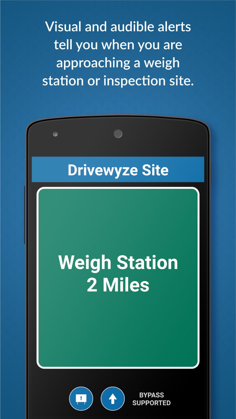 Android application Drivewyze PreClear Trucker App screenshort