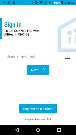 MyCharlie Care Screen 2