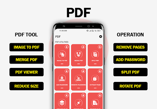 Android application Merge PDF files/Split PDF docs screenshort