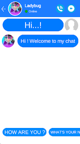 Captura de Pantalla 4 ladybug fake call and chat android