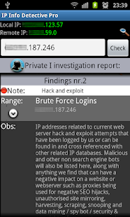 IP info Detective Pro Captura de tela