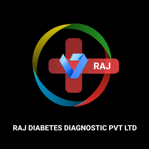RAJ DIABETES DIAGNOSTIC logo