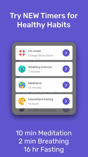 Screenshot of Healthzilla: Stress & Habits