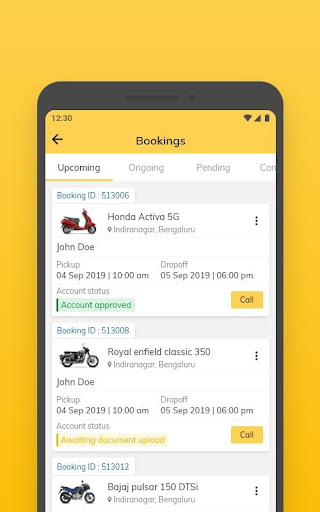 Royal Brothers Operations Screen 2