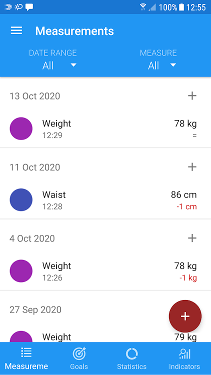 Body measurements - weight, BM - 1.13.1 - (Android)