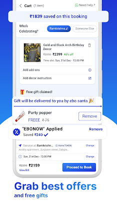 ebo - Decoration service app screenshot 4