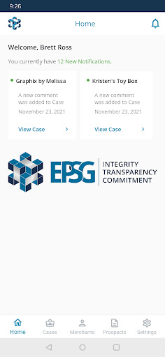Android application EPSG Mobile screenshort