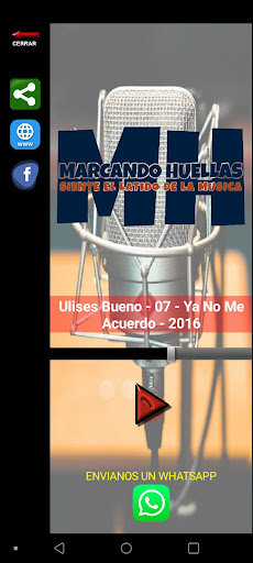 Marcando Huellas Radio Screen 2