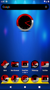Half Light Red Icon Pack Unknown