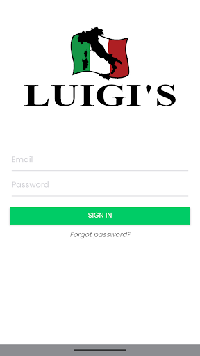 Android application FoodSpot - Luigi's screenshort