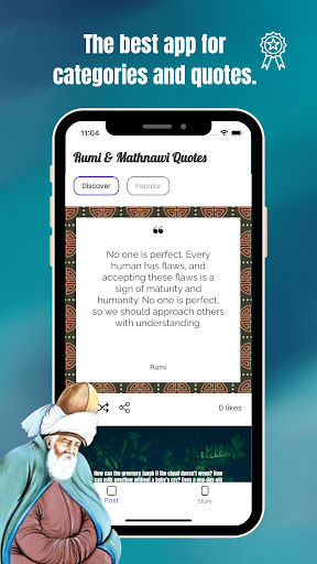 Android application Rumi & Mathnawi Quotes screenshort
