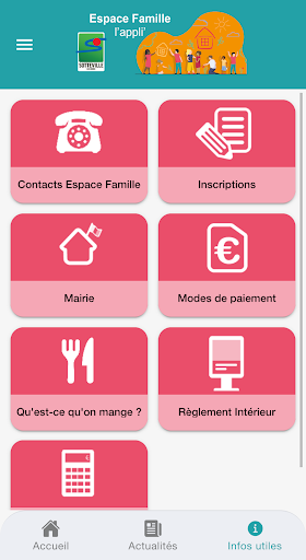 Espace famille lappli Screen 3