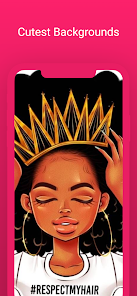 Screenshot 3 Cute Melanin Girls Wallpapers android