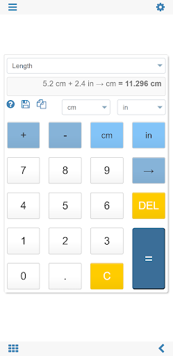 Unit converter MxUnit Pro Screen 2