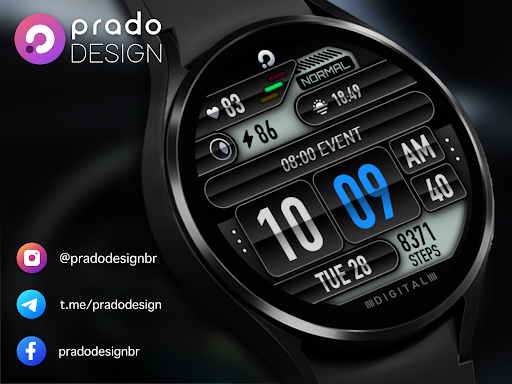 PRADO 04 Digital Watch Face