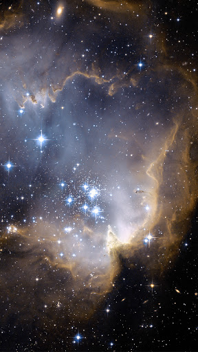 Android application dark galaxy wallpaper screenshort