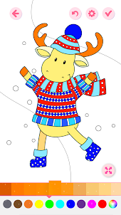 Magic Christmas Coloring Book