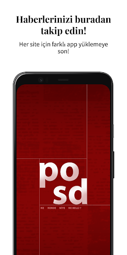 Android application Posd News -Canlı haber TV'leri screenshort