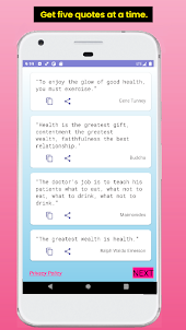 HealthCare Quotes App