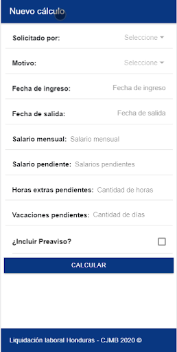 Liquidación laboral Honduras