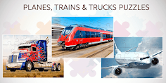 Planes, Trains & Trucks Puzzle - Screenshot 4