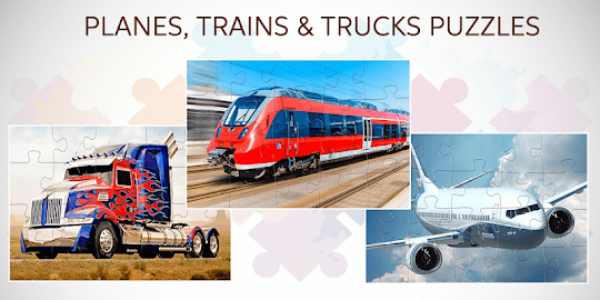 Planes, Trains & Trucks Puzzle