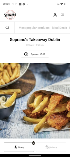 Android application Soprano's Takeaway Kilbarrack screenshort