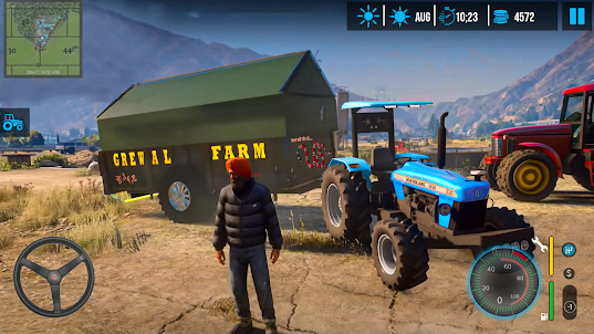 Cargo Tractor Farming Games 3D