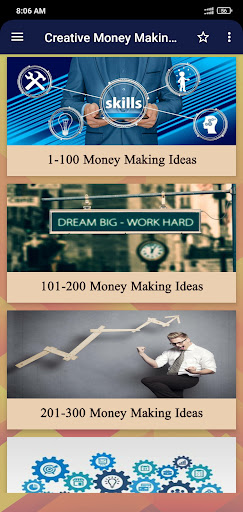 Android application Money-Making Ideas screenshort