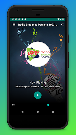 Android application 102 FM Bragança Paulista Radio screenshort