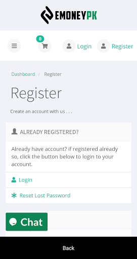 Android application Emoneypk screenshort