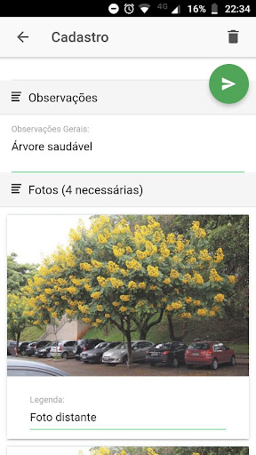 GAIA - Gestão de Arborização Screen 2