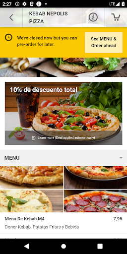 Nepolis Pizza Screen 3